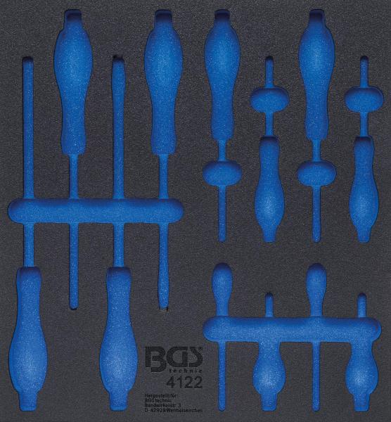 BGS Werkstattwageneinlage 2/3 leer für Art. 4122 4122-1